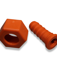 Hose nozzle 1/2" with swivel nut